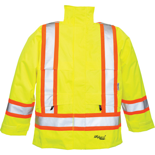 Manteaux 300 deniers Professional Journeyman, Polyester, Petit, Jaune lime haute visibilit&eacute; Moffatt Supply & Specialties
