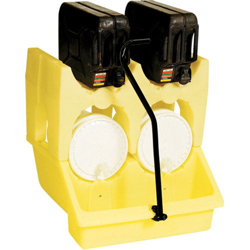 Mini-Racker Mobile Unit, 31" L x 29" W x 15.2" H, 10 US gal. Capacity Moffatt Supply & Specialties