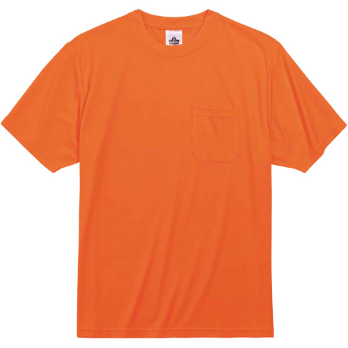 GloWear 8089 Non-Certified T-Shirt, Polyester, Small, High Visibility Orange Moffatt Supply & Specialties