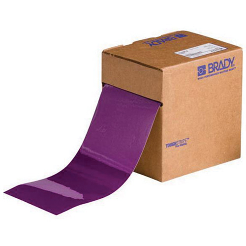 ToughStripe&reg; Floor Marking Tape, 3" x 100', Polyester, Purple Moffatt Supply & Specialties
