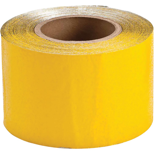 Temporary Pavement Marking Tape, 4" x 150', Vinyl, Yellow Moffatt Supply & Specialties