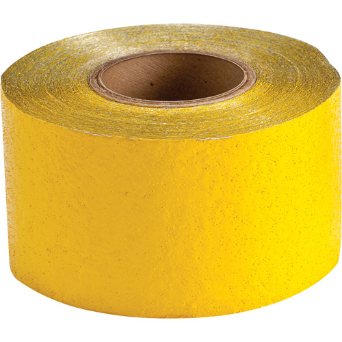 Temporary Pavement Marking Tape, 4" x 150', Retro Reflective, Yellow Moffatt Supply & Specialties