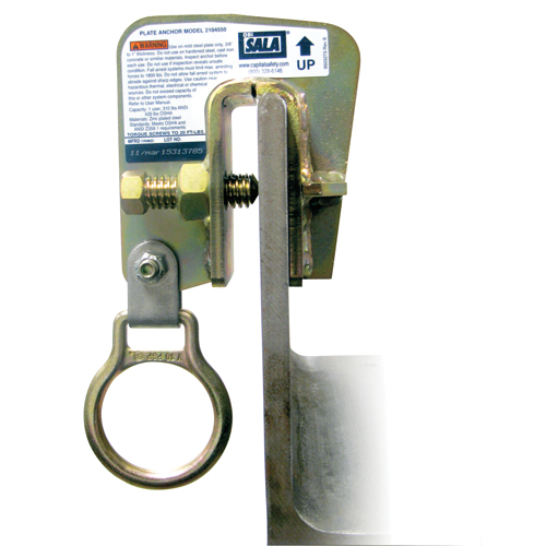 Ancrage pour plaque en acier DBI-SALA, Boulonn&eacute;, Usage Temporaire Moffatt Supply & Specialties