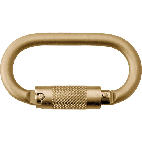 Nano-Lok Twin-Leg Fixed D-Ring Connector, Steel, 420 lbs. Capacity Moffatt Supply & Specialties