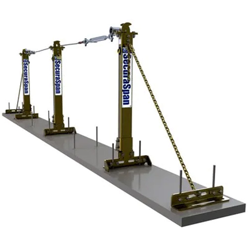 SecuraSpan Loop Rebar Horizontal Lifeline System Moffatt Supply & Specialties