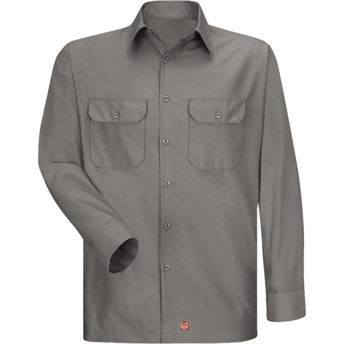 Long Sleeve Ripstop Shirt, Men's, 3X-Large, Grey Moffatt Supply & Specialties