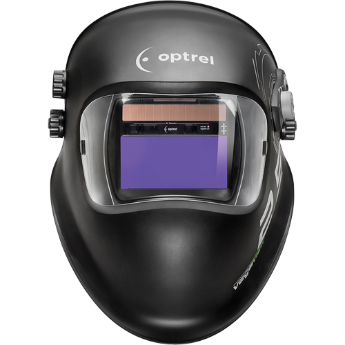 vegaview2.5 Welding Helmets, 3.94" L x 1.97" W View Area, 2.5/8 - 12 Shade Range, Black Moffatt Supply & Specialties