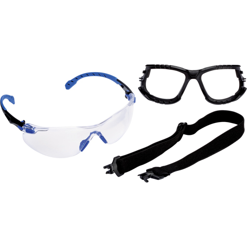 Solus Safety Glasses with Scotchgard Lens Kit, Clear Lens, Anti-Fog, Meets/Exceeds CSA Z94.3 Moffatt Supply & Specialties