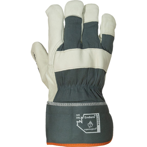 Endura&reg; Winter Fitters Gloves, X-Large, Grain Cowhide Palm, Boa Inner Lining Moffatt Supply & Specialties