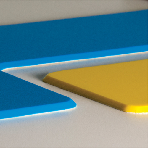 Marqueurs all&eacute;g&eacute;e/5S Armor Stripe, T, 6" lo x 6" la, Rouge, Plastique Moffatt Supply & Specialties