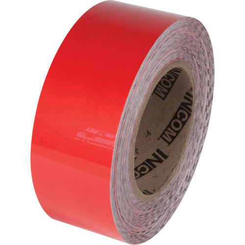 Ruban de marquage pour plancher Tuff Mark, 4" x 100', Polyester, Rouge Moffatt Supply & Specialties