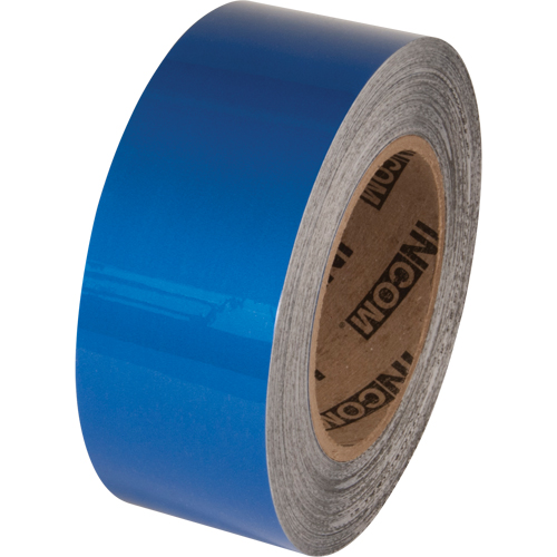 Ruban de marquage pour plancher Tuff Mark, 4" x 100', Polyester, Bleu Moffatt Supply & Specialties