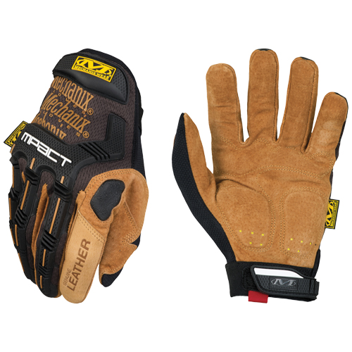 Gants M-Pact, Petit, Paume en Cuir fleur, Poignet Boucle et crochet Moffatt Supply & Specialties