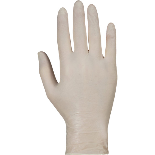 KeepKleen&reg; Disposable Medical Exam Grade Gloves, Large, Latex, 5-mil, Powder-Free, White, Class 2 Moffatt Supply & Specialties