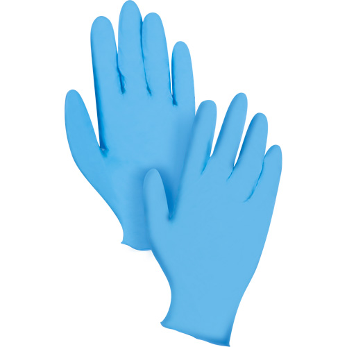 KeepKleen&reg; Disposable Gloves, X-Large, Nitrile, 8-mil, Powder-Free, Blue Moffatt Supply & Specialties