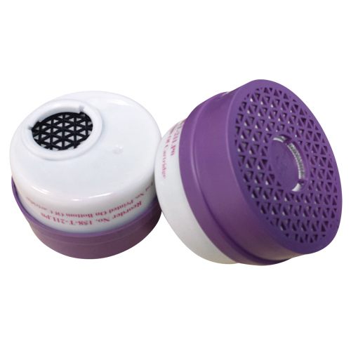 Cartouche pour respirateur, Combinaison cartouche et filtre contre les particules pour gaz/vapeurs, Gaz acide/Gaz de chlore/Filtre P100 Moffatt Supply & Specialties