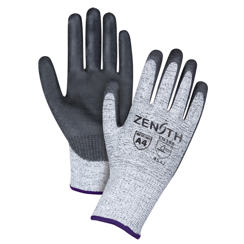 Seamless Stretch Cut-Resistant Gloves, Size 6/X-Small, 13 Gauge, Polyurethane Coated, HPPE Shell, ANSI/ISEA 105 Level 4/EN 388 Level 5 Moffatt Supply & Specialties