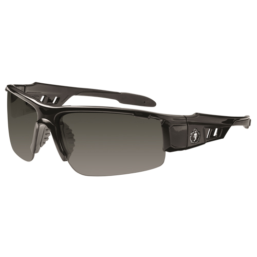 Lunettes de s&eacute;curit&eacute; Skullerz Dagr, Lentille Grise/fum&eacute;e, Anti-&eacute;gratignures, ANSI Z87+/R&eacute;pond ou surpasse la norme CSA Z94.3 Moffatt Supply & Specialties