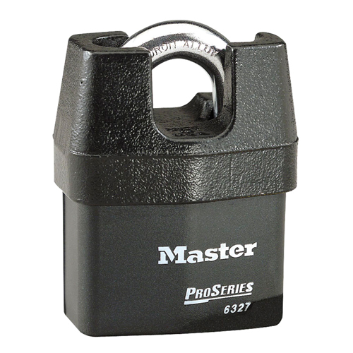 Cadenas prot&eacute;g&eacute; ProSeries, Noir, Cl&eacute;s diff&eacute;rentes, Acier lamin&eacute;, Largeur de 2-5/8" Moffatt Supply & Specialties