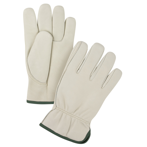 Gants de conducteur de premi&egrave;re qualit&eacute;, Moyen, Paume en Cuir fleur de vache Moffatt Supply & Specialties