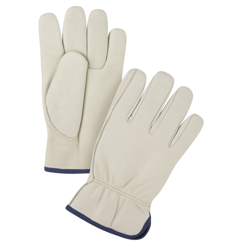 Premium Winter-Lined Driver's Gloves, X-Large, Grain Cowhide Palm, Fleece Inner Lining Moffatt Supply & Specialties