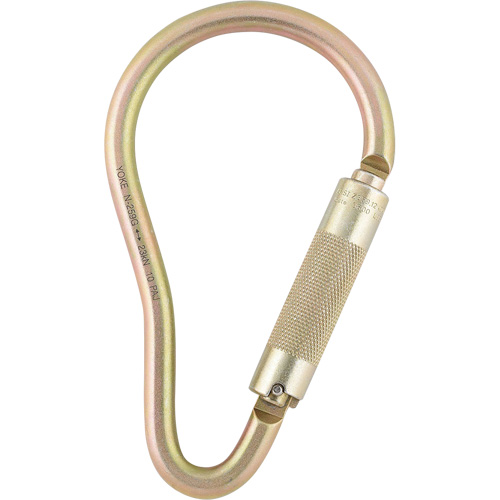 Dynamic Alloy Steel Auto-twist Lock Carabiner, Temporary Use Moffatt Supply & Specialties