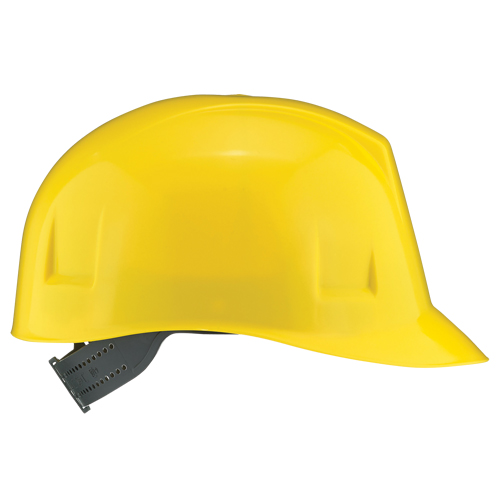 Casque antichocs Dynamic, Suspension &agrave; douille, Jaune Moffatt Supply & Specialties