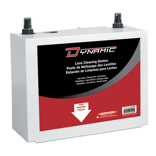 Dynamic Lens Cleaning Station, Metal, 8" L x 5" D x 6" H Moffatt Supply & Specialties