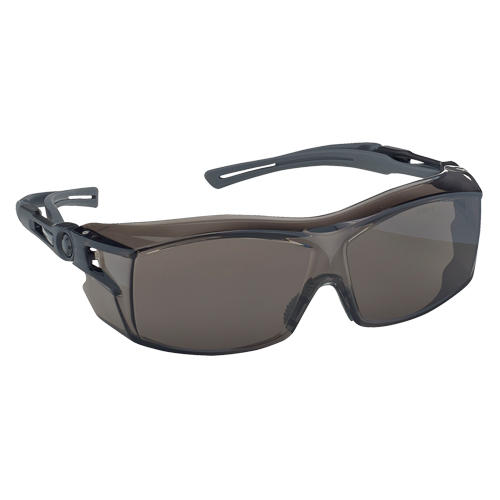 Lunettes de s&eacute;curit&eacute; s&eacute;rie Extra OTG Dynamic, Lentille Fum&eacute;e, Antibu&eacute;e/Anti-&eacute;gratignures, ANSI Z87+/R&eacute;pond ou surpasse la norme CSA Z94.3 Moffatt Supply & Specialties