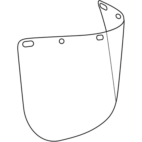 Visi&egrave;re d&eacute;coup&eacute;e &agrave; l'emporte-pi&egrave;ce Dynamic, Polycarbonate, Teinte Transparent Moffatt Supply & Specialties