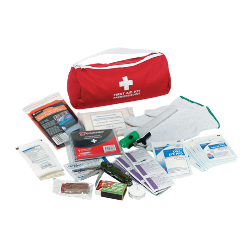 Dynamic Car First Aid Kit, Class 1 Medical Device, Nylon Bag Moffatt Supply & Specialties