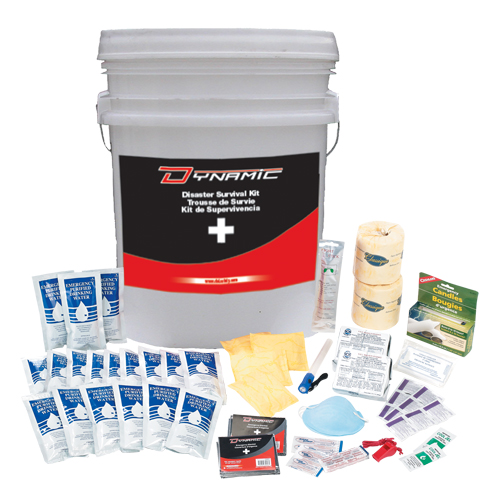 Dynamic Emergency Preparedness First Aid Kit, Class 1 Medical Device, Bucket Moffatt Supply & Specialties