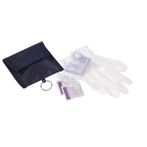 Dynamic Disposable CPR Kit, Single Use Faceshield, Class 2 Moffatt Supply & Specialties
