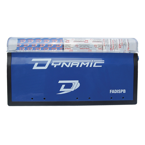 Dynamic Blue Metal-Detectable Bandage Dispenser Moffatt Supply & Specialties