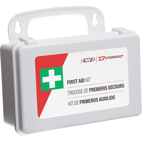 Trousse de premiers soins utilitaire Dynamic, Dispositif m&eacute;dical Classe 1, Boîte en plastique Moffatt Supply & Specialties
