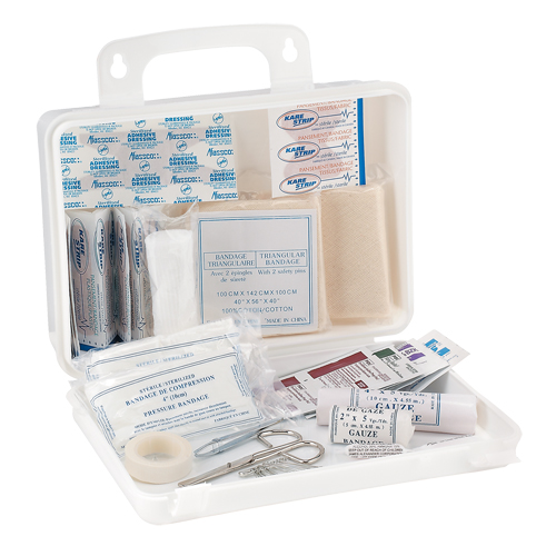 Trousse de premiers soins pour camion Dynamic, Dispositif m&eacute;dical Classe 1, Boîte en plastique Moffatt Supply & Specialties