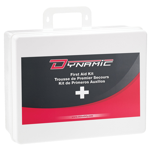 Trousse de premiers soins pour bateau Dynamic, Dispositif m&eacute;dical Classe 1, Boîte en plastique Moffatt Supply & Specialties