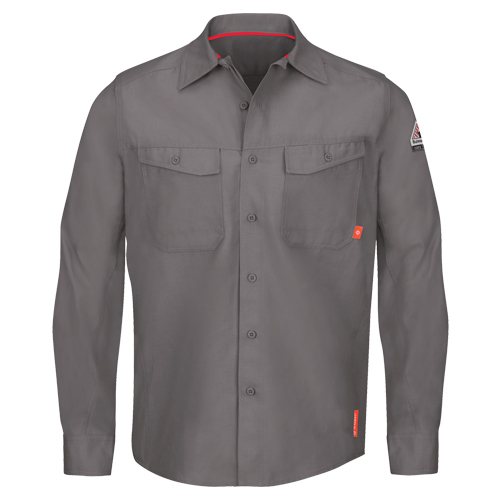 Chemises de travail IQ Endurance pour hommes, Petit, Gris Moffatt Supply & Specialties