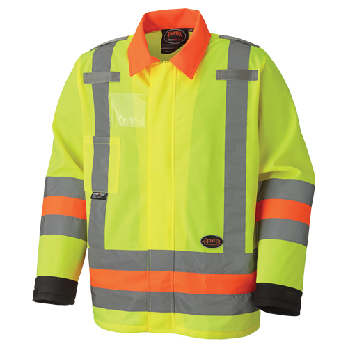 6007 Veste de s&eacute;curit&eacute; routi&egrave;re respirante, Polyester, Jaune lime haute visibilit&eacute;, T-petit Moffatt Supply & Specialties