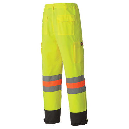 6009 Pantalon de s&eacute;curit&eacute; routi&egrave;re respirant, Polyester, T-petit, Jaune lime haute visibilit&eacute; Moffatt Supply & Specialties