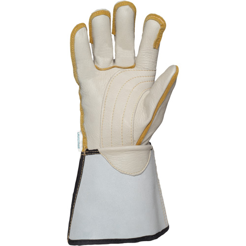 Linemans Glove, Small, Grain Cowhide Palm Moffatt Supply & Specialties