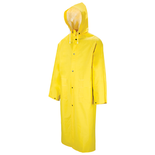 601 Tornado Long Rain Coat, Polyester/PVC, 2X-Large, Yellow Moffatt Supply & Specialties