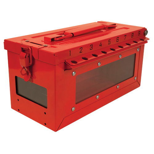 Small Group Lock Box, Red Moffatt Supply & Specialties