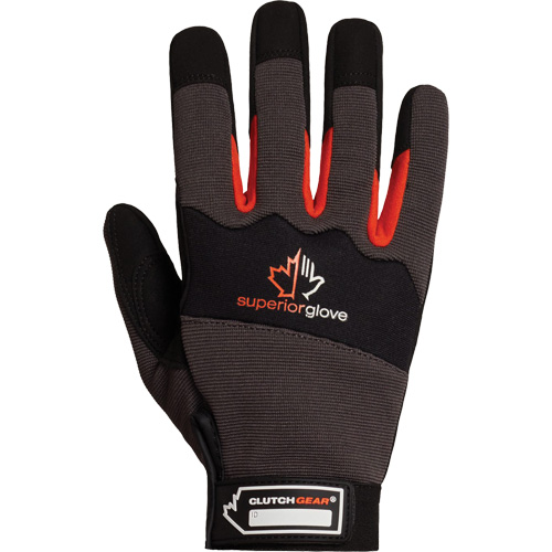 Gants de m&eacute;canicien Clutch Gear, Paume Synth&eacute;tique, Taille Petit Moffatt Supply & Specialties