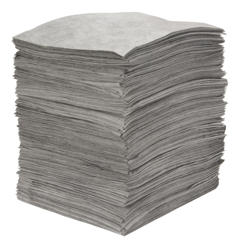 Premium Meltblown Sorbent Pads, Universal, 15" x 18", 30 gal. Absorbancy Moffatt Supply & Specialties