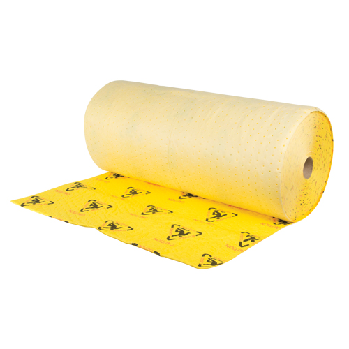 Premium Caution Rolls, Heavyweight, 150' L x 36" W, 57 gal. Absorbancy Moffatt Supply & Specialties