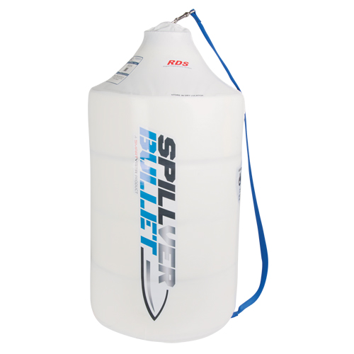 Spillver Bullet Boom, Oil Only, 100' L x 5" W, 28 gal. Absorbancy Moffatt Supply & Specialties