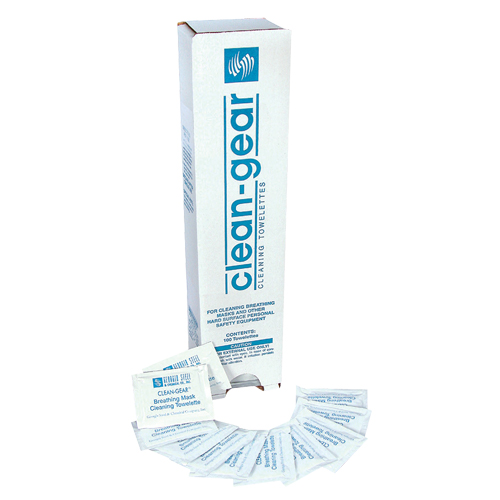 Serviettes nettoyantes pour respirateur, 8" x 5", 100 lingettes Moffatt Supply & Specialties