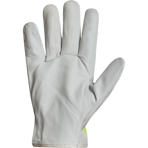 Gants de conducteur haute visibilit&eacute; avec bandes r&eacute;fl&eacute;chissantes Endura, 3T-Grand, Paume en Cuir fleur de ch&egrave;vre Moffatt Supply & Specialties