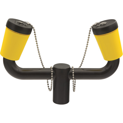 Ensemble de pommeaux doubles pour douche oculaire Moffatt Supply & Specialties